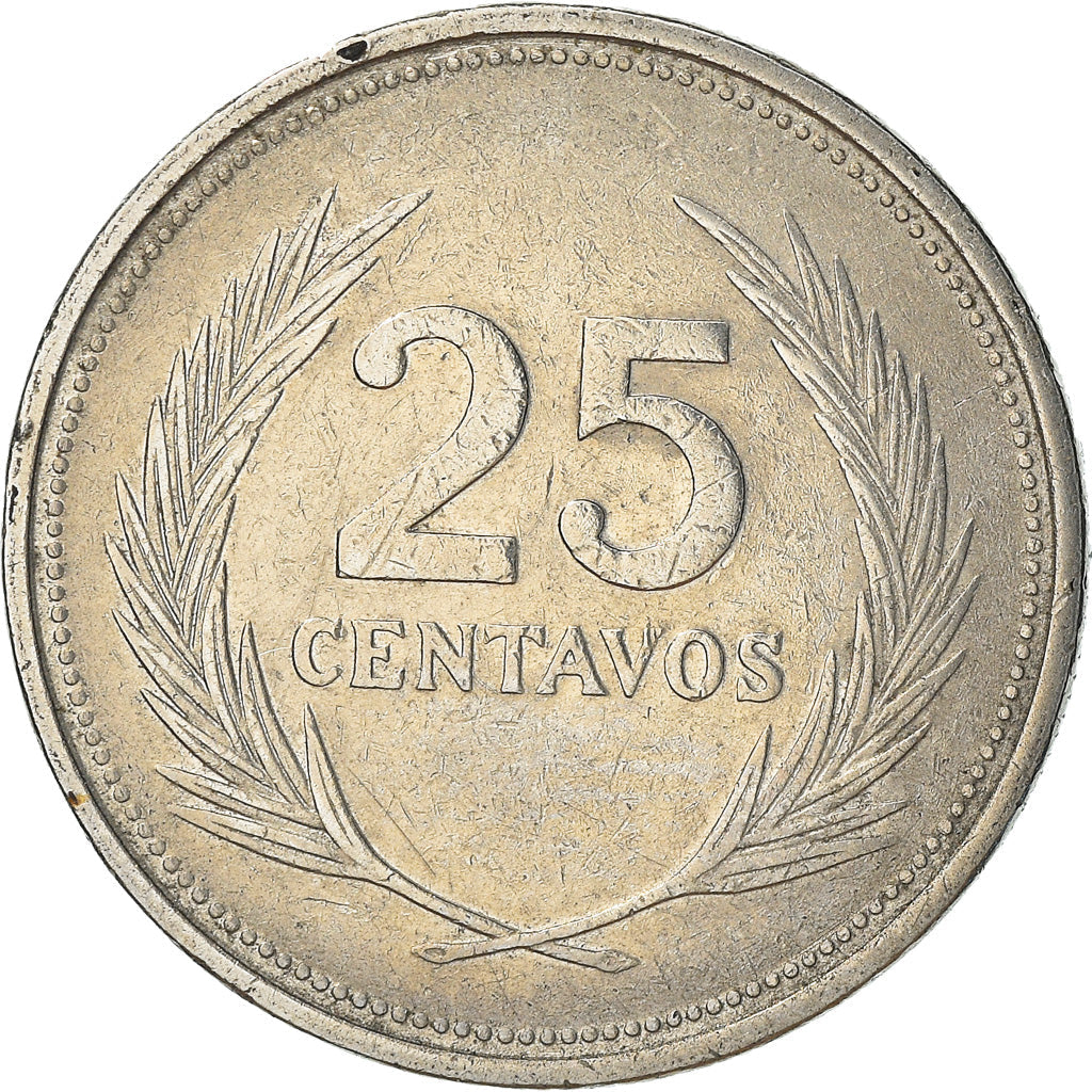 El Salvador Coin Salvadoran 25 Centavos | Jose Matias Delgado | KM157b | 1993 - 1999