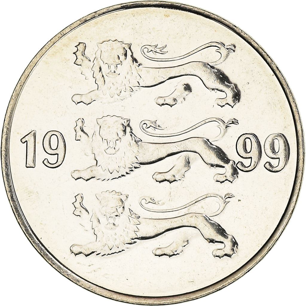 Estonia Coin Estonian 20 Senti | Lions | KM23a | 1997 - 2008