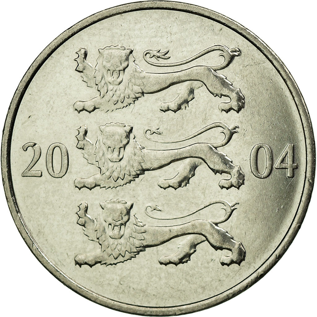 Estonia Coin Estonian 20 Senti | Lions | KM23a | 1997 - 2008