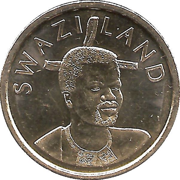 Eswatini | 1 Lilangeni Coin | King Mswati III | Native Woman | KM60 | 2009 - 2011