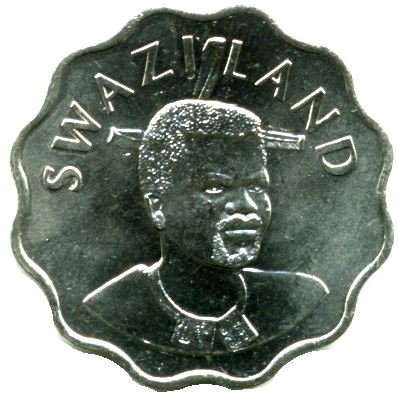 Eswatini | 20 Cents Coin | King Mswati III | Elephant | KM50 | 1996 - 2005