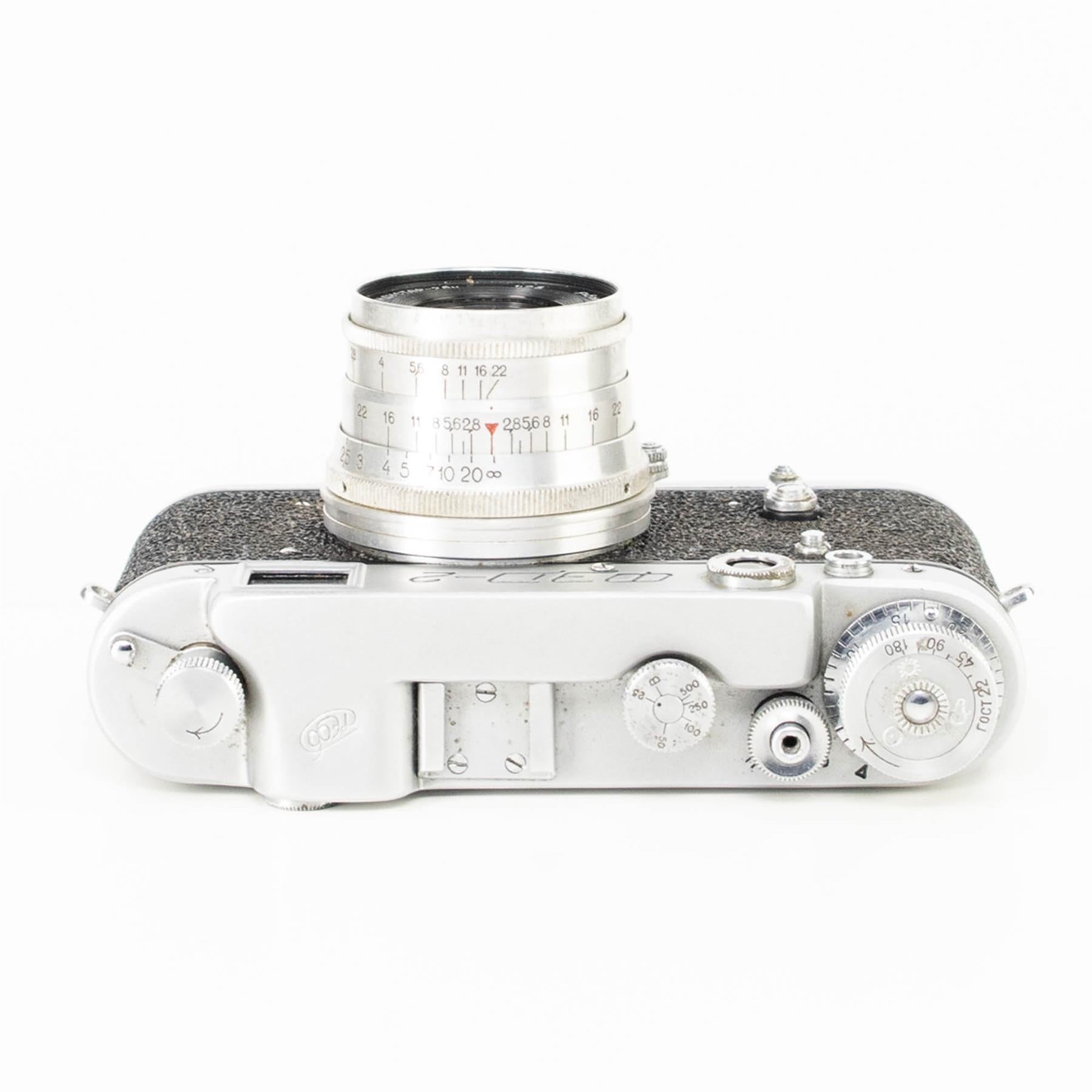 Fed 2C Camera | 50mm f2.8 lens | White | Soviet union | 1955 - 1970