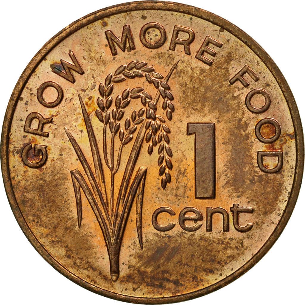 Fiji | 1 Cent Coin | FAO | Km:39 | 1977 - 1982