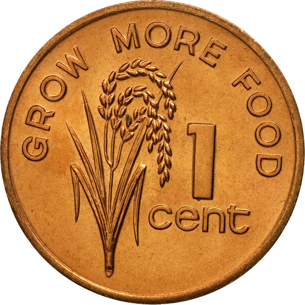 Fiji | 1 Cent Coin | FAO | Km:39 | 1977 - 1982