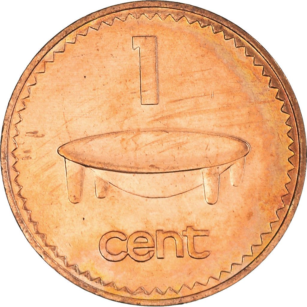 Fiji | 1 Cent Coin | Tanoa | KM:49 | 1986 - 1987