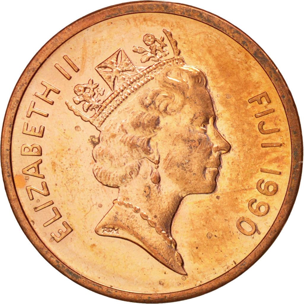 Fiji | 1 Cent Coin | Tanoa | Km:49A | 1990 - 2001