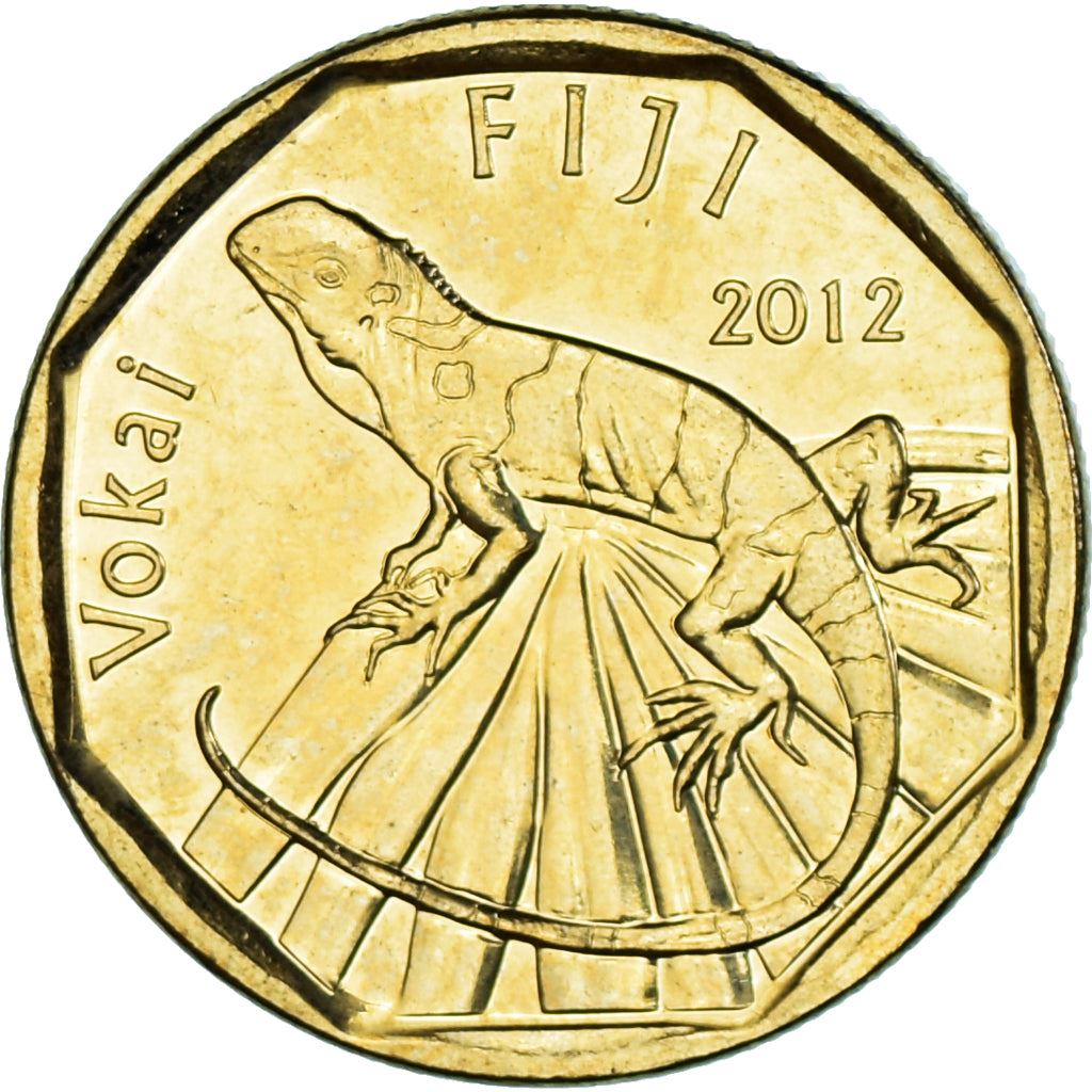 Fiji | 1 Dollar Coin | Iguana | Km:336 | 2012 - 2017