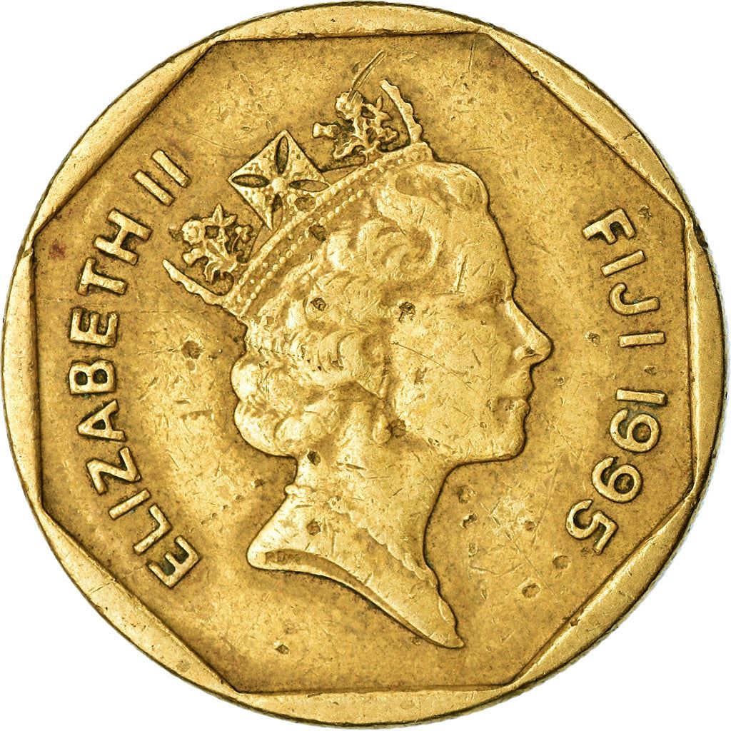 Fiji | 1 Dollar Coin | Saqamoli | Km:73 | 1995 - 2000