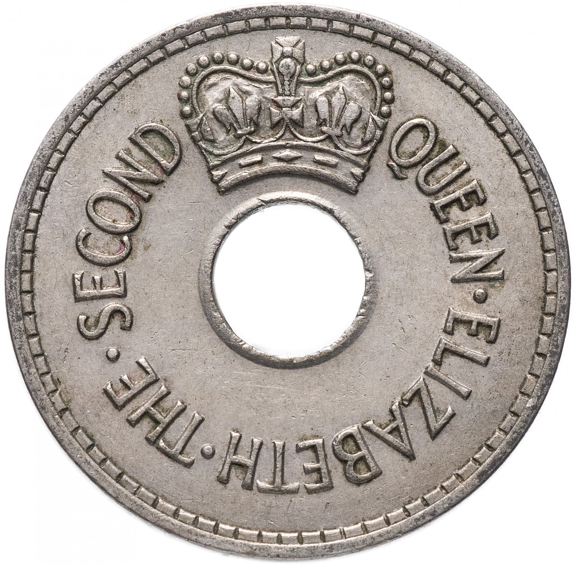 Fiji | 1 Penny Coin | Crown | KM:21 | 1954 - 1968