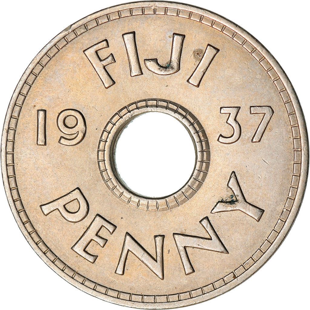 Fiji | 1 Penny Coin | George VI | KM7 | 1937 - 1945