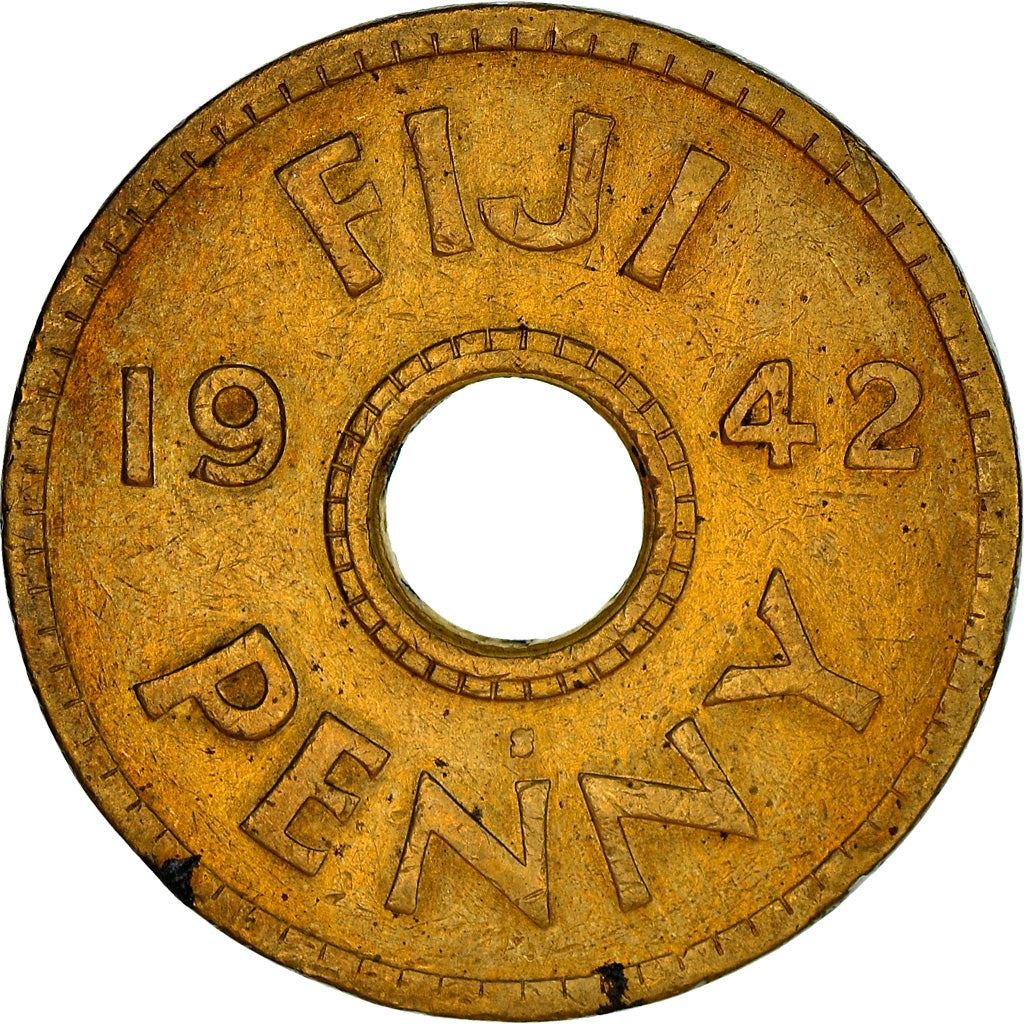 Fiji | 1 Penny Coin | George VI | KM7a | 1942 - 1943