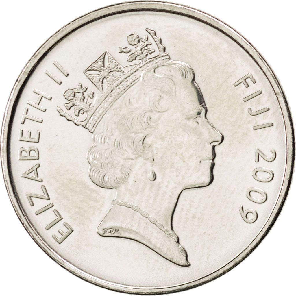 Fiji | 10 Cents Coin | Throwing club | Km:120 | 2009 - 2010