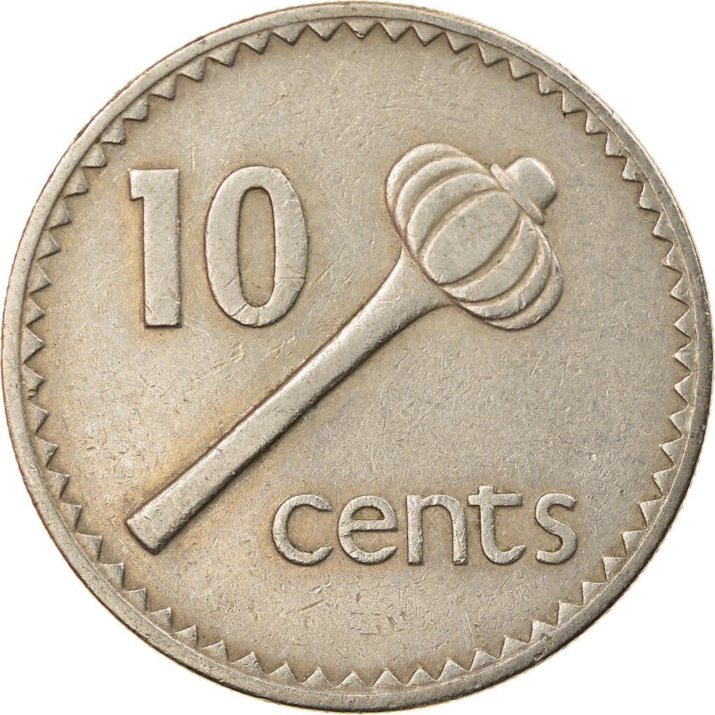 Fiji | 10 Cents Coin | Throwing club | Km:30 | 1969 - 1985