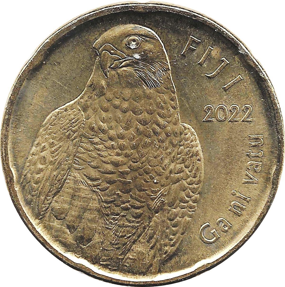 Fiji | 2 Dollars Coin | Peregrine Falcon | Schön:202 | 2014 - 2022