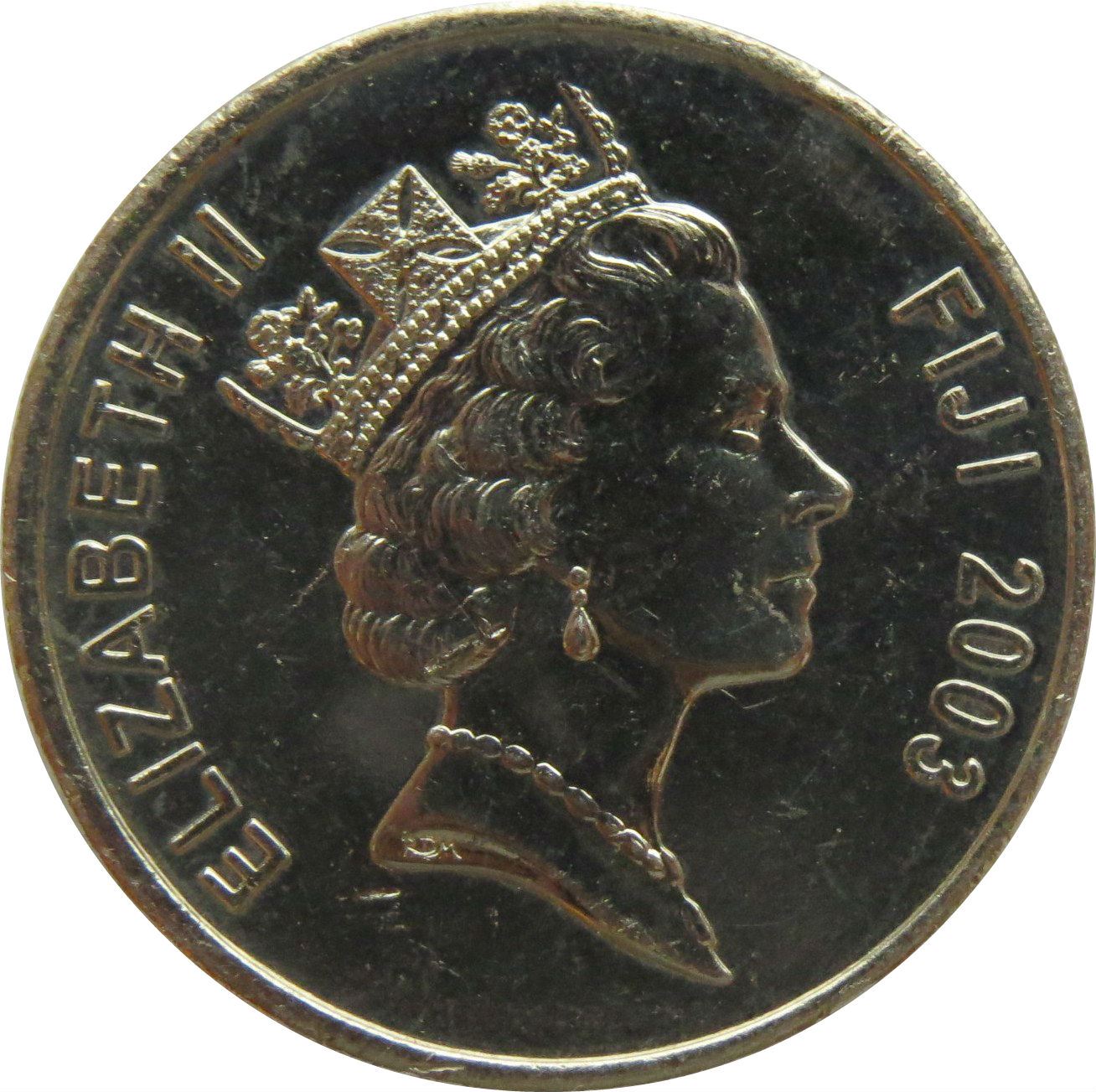 Fiji | 20 Cents Coin | Elizabeth II | South Pacific Games | KM95 | 2003