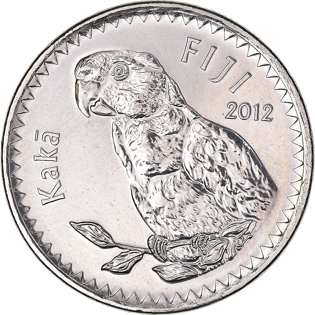 Fiji | 20 Cents Coin | Parrot | Km:334 | 2012 - 2014