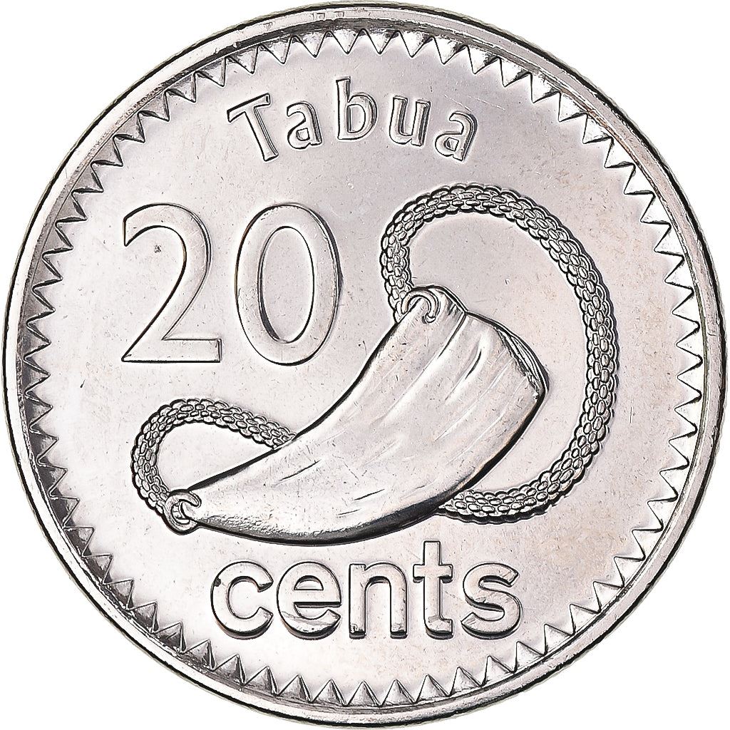 Fiji | 20 Cents Coin | Parrot | Km:334 | 2012 - 2014