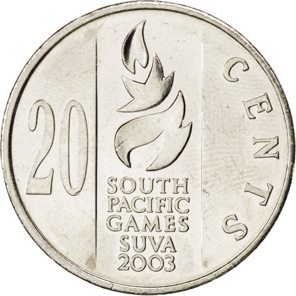 Fiji | 20 Cents Coin | South Pacific Games | KM:95 | 2003