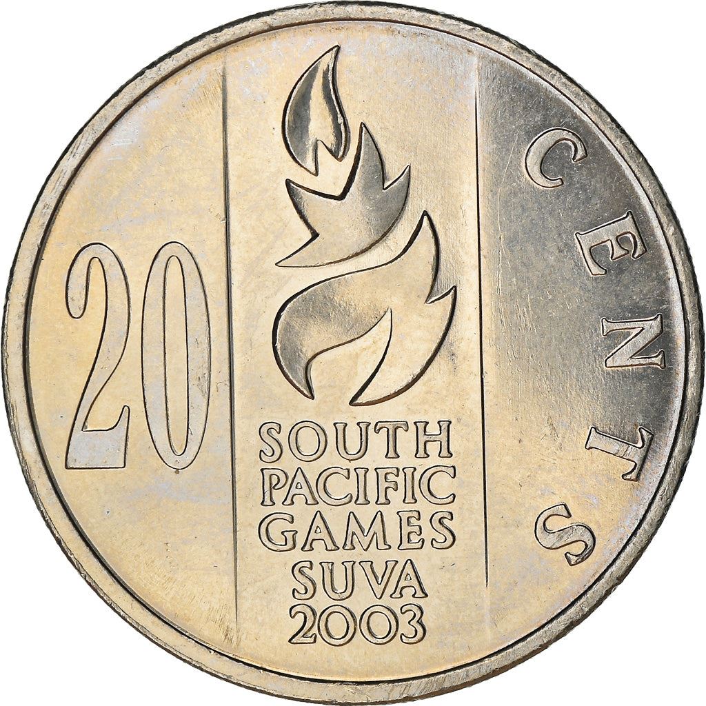 Fiji | 20 Cents Coin | South Pacific Games | KM:95 | 2003