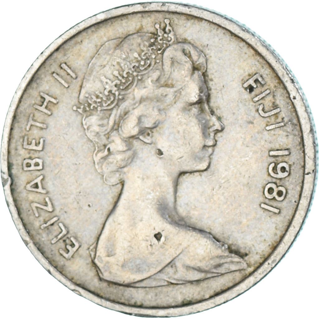 Fiji | 5 Cents Coin | Fijian drum | Km:29 | 1969 - 1984