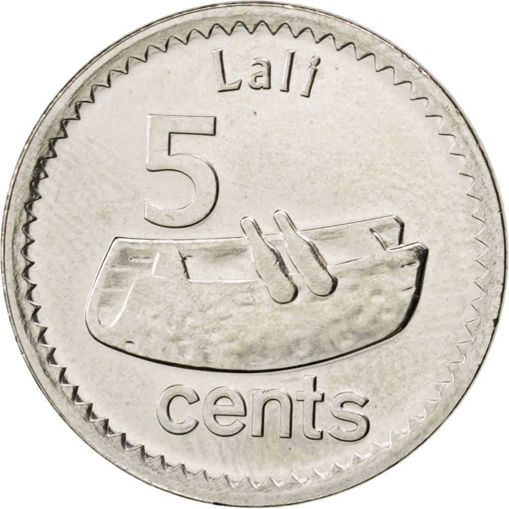 Fiji | 5 Cents Coin | Rabbitfish | Km:332 | 2012 - 2022