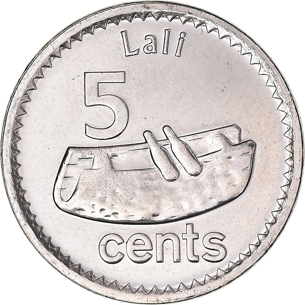 Fiji | 5 Cents Coin | Rabbitfish | Km:332 | 2012 - 2022