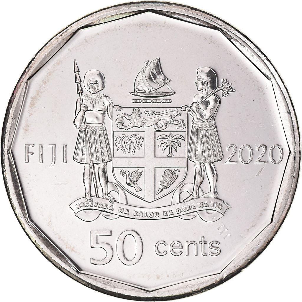 Fiji | 50 Cents Coin | Independence | KM:839 | 2020