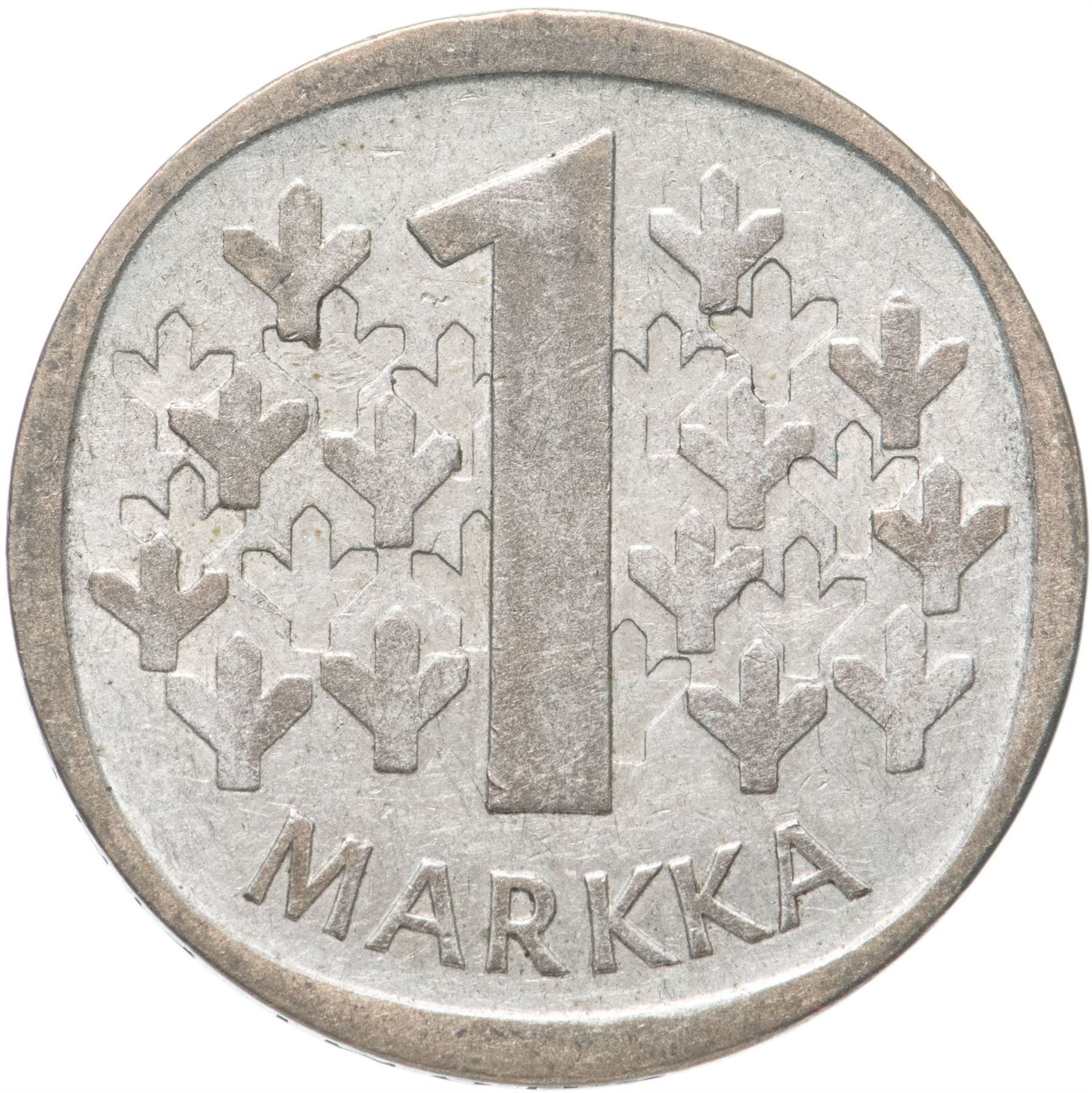 Finland 1 Markka Coin | Silver | Suomi | Heraldic Lion | 1964 - 1968