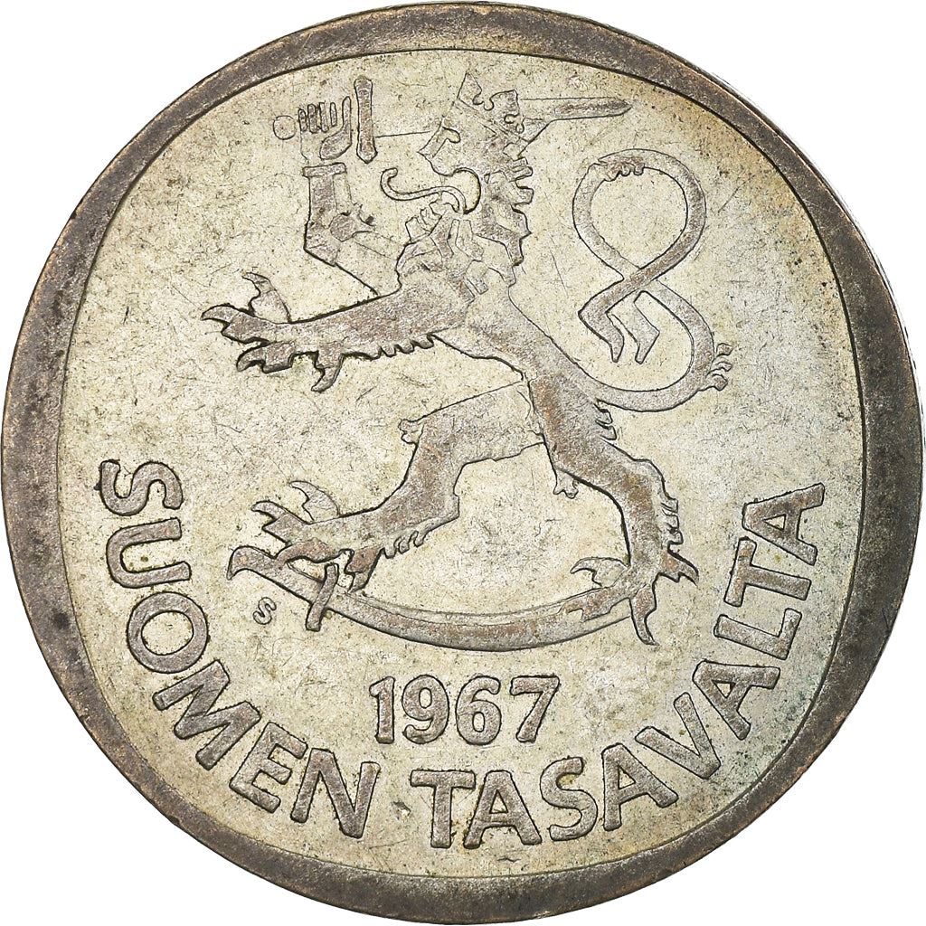 Finland 1 Markka Coin | Silver | Suomi | Heraldic Lion | 1964 - 1968