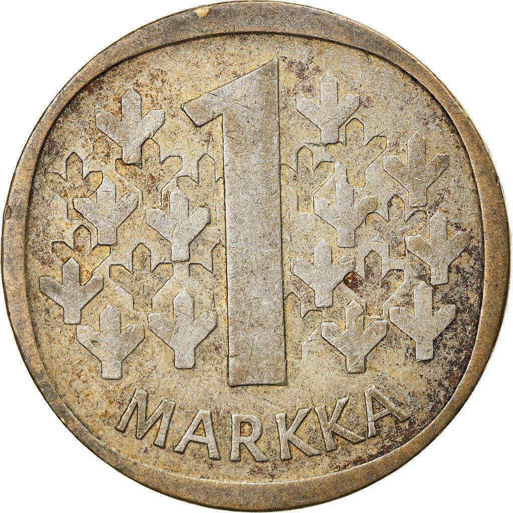 Finland 1 Markka Coin | Silver | Suomi | Heraldic Lion | 1964 - 1968