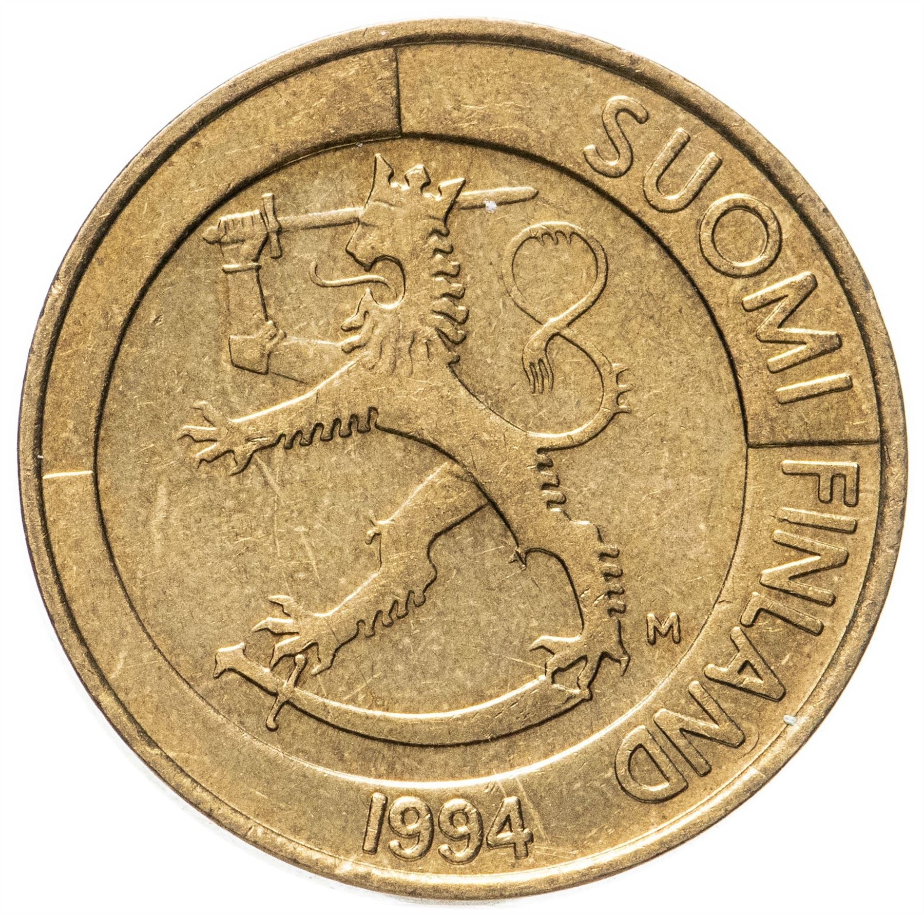 Finland Coin Finnish 1 Markka | KM76 | 1993 - 2001