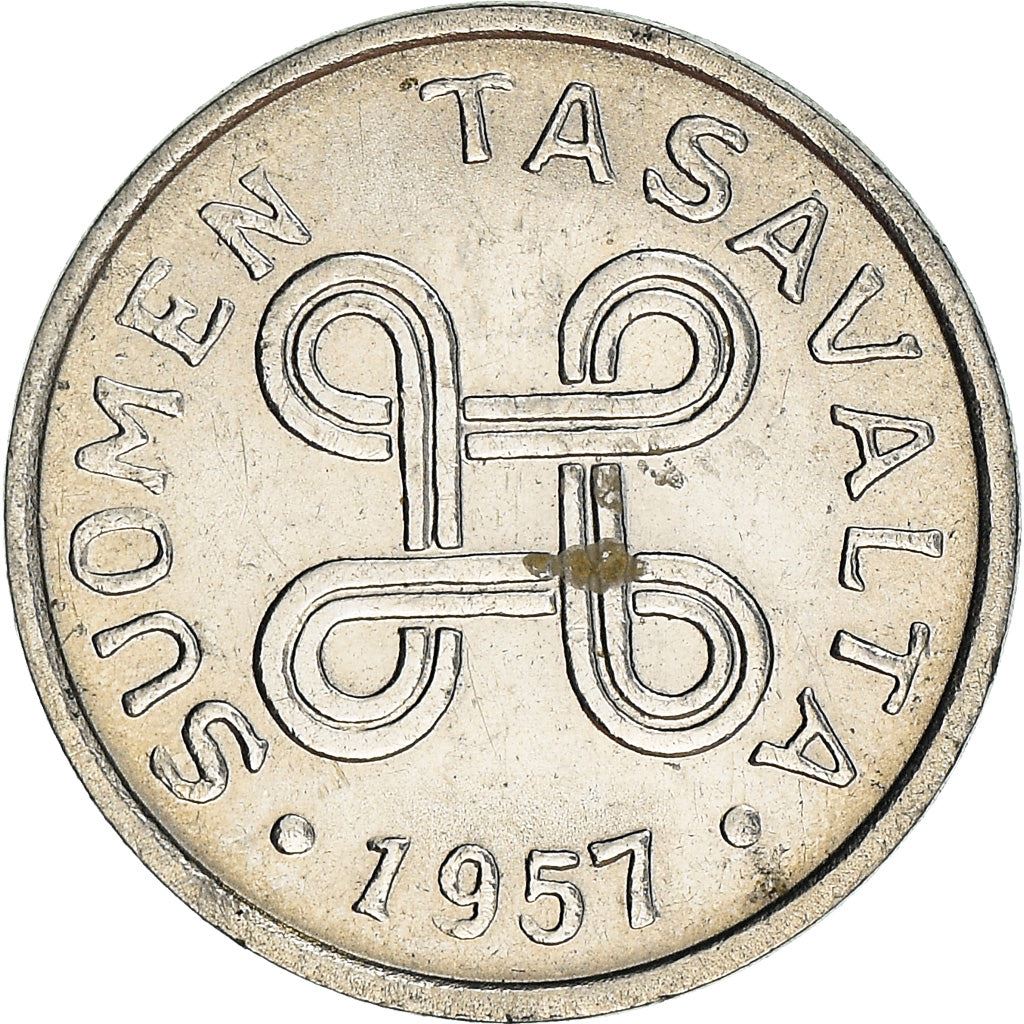 Finland Coin Finnish 1 Markka | Saint Hannes Cross | KM36a | 1953 - 1962