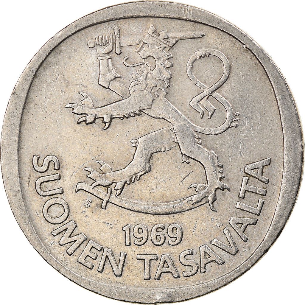 Finland Coin Finnish 1 Markka | Tree | KM49a | 1969 - 1993