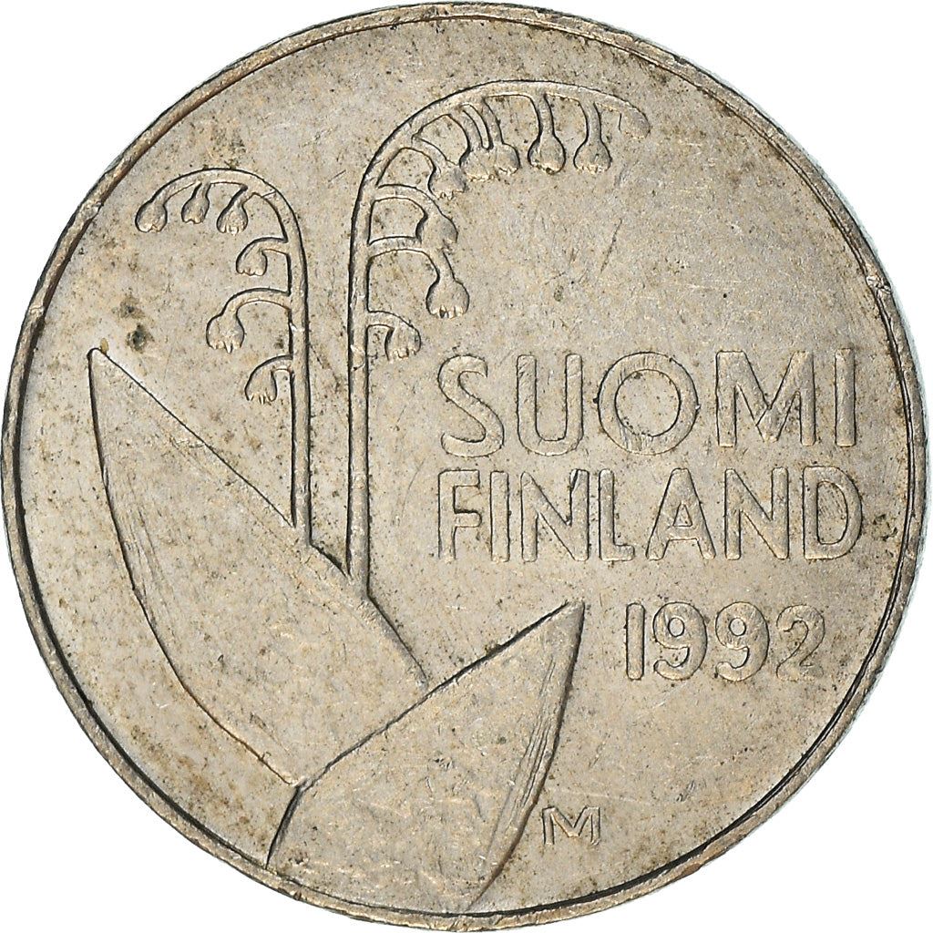 Finland Coin Finnish 10 Pennia | Lily of The Valley | Honeycombs | KM65 | 1990 - 2001