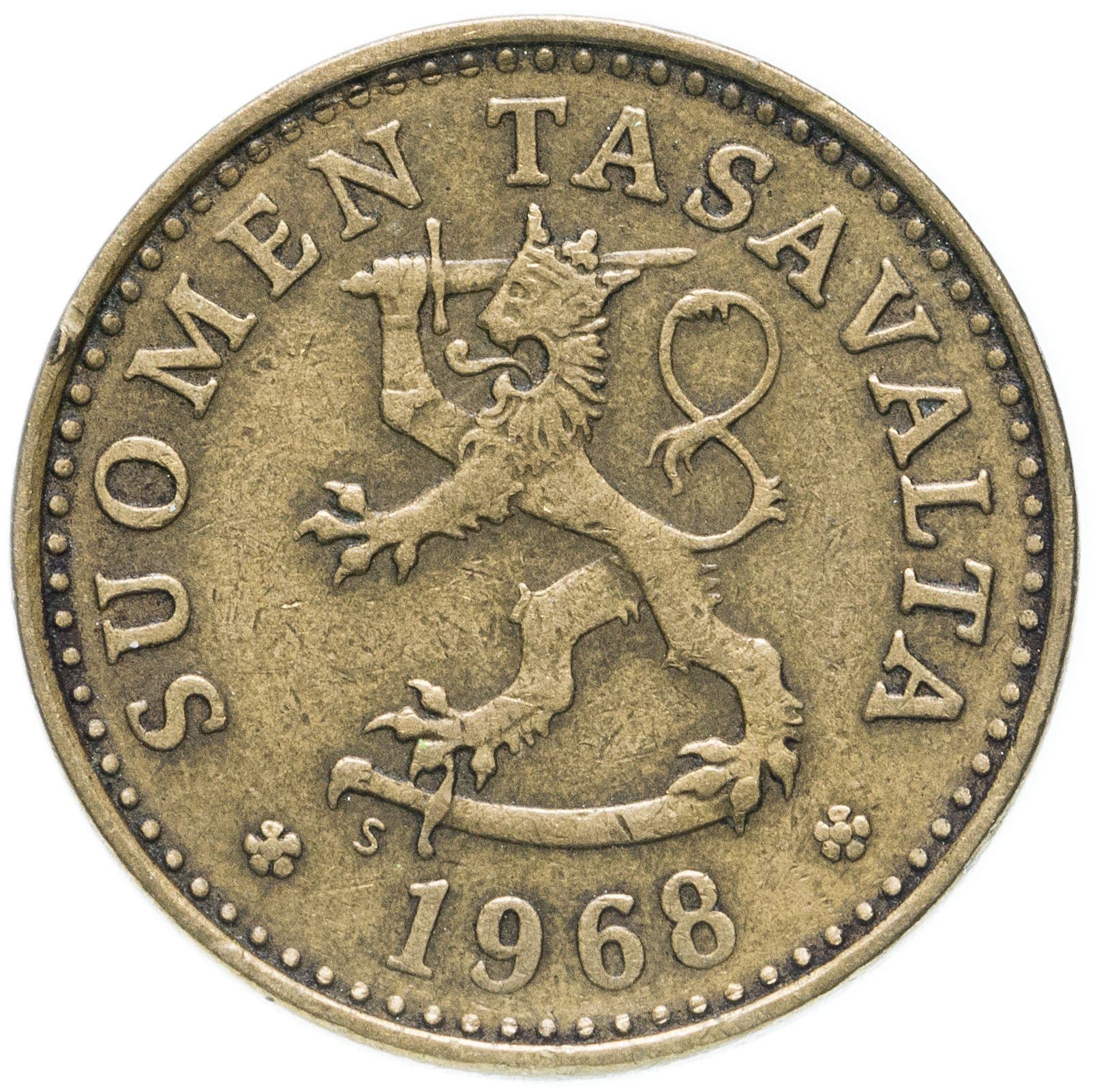 Finland Coin Finnish 10 Pennia | Tree | KM46 | 1963 - 1982