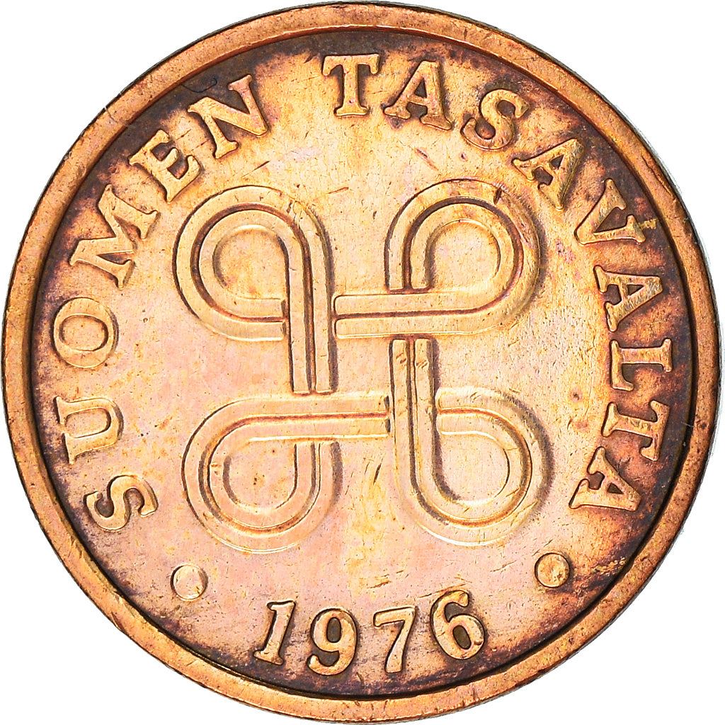 Finland Coin Finnish 5 Pennia | Saint Hannes Cross | KM45 | 1963 - 1977