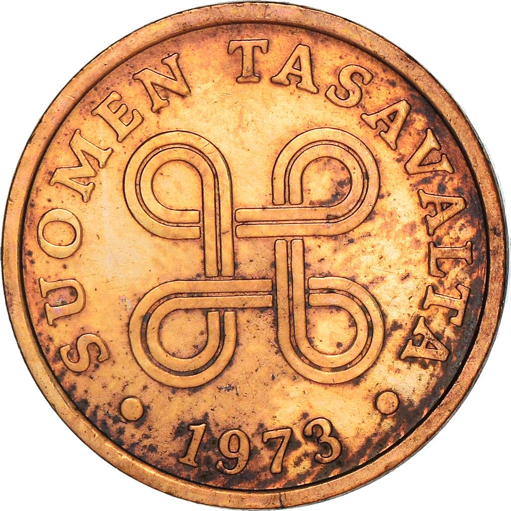 Finland Coin Finnish 5 Pennia | Saint Hannes Cross | KM45 | 1963 - 1977