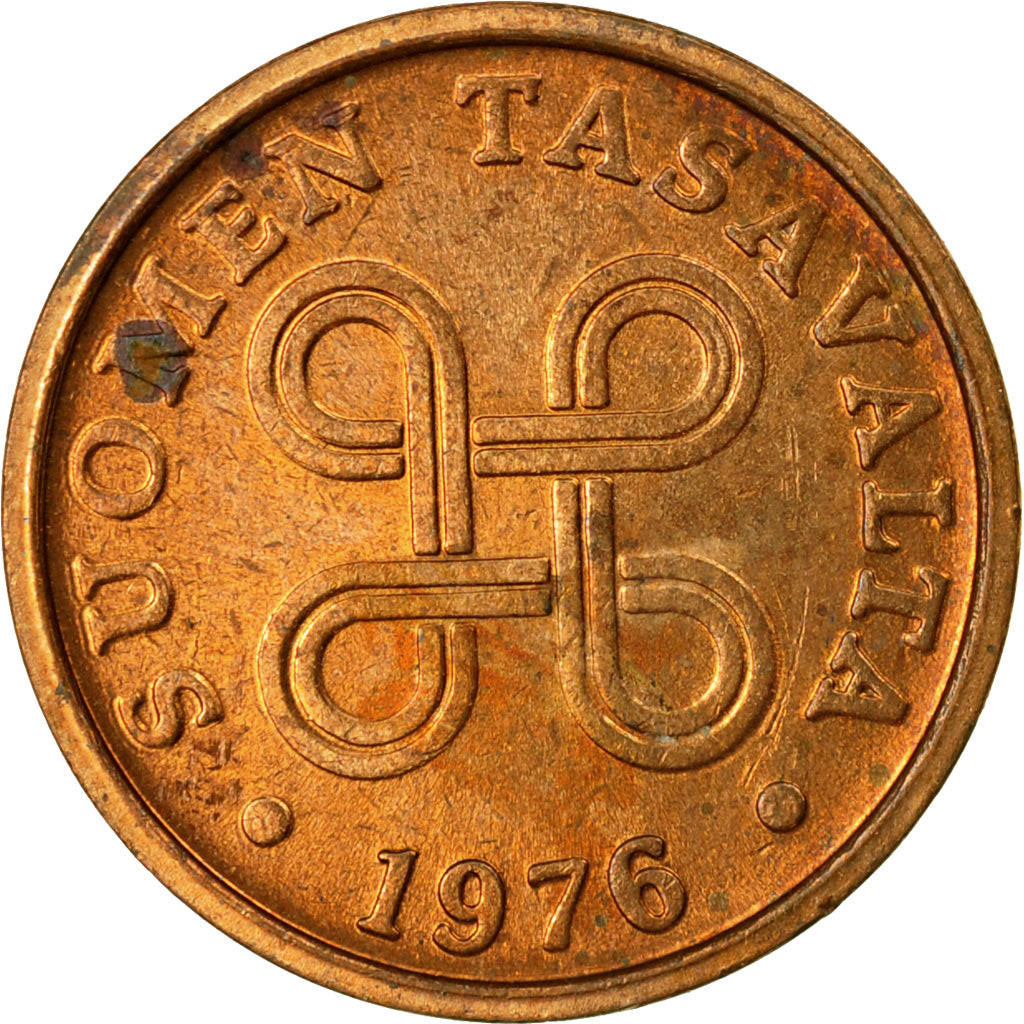 Finland Coin Finnish 5 Pennia | Saint Hannes Cross | KM45 | 1963 - 1977