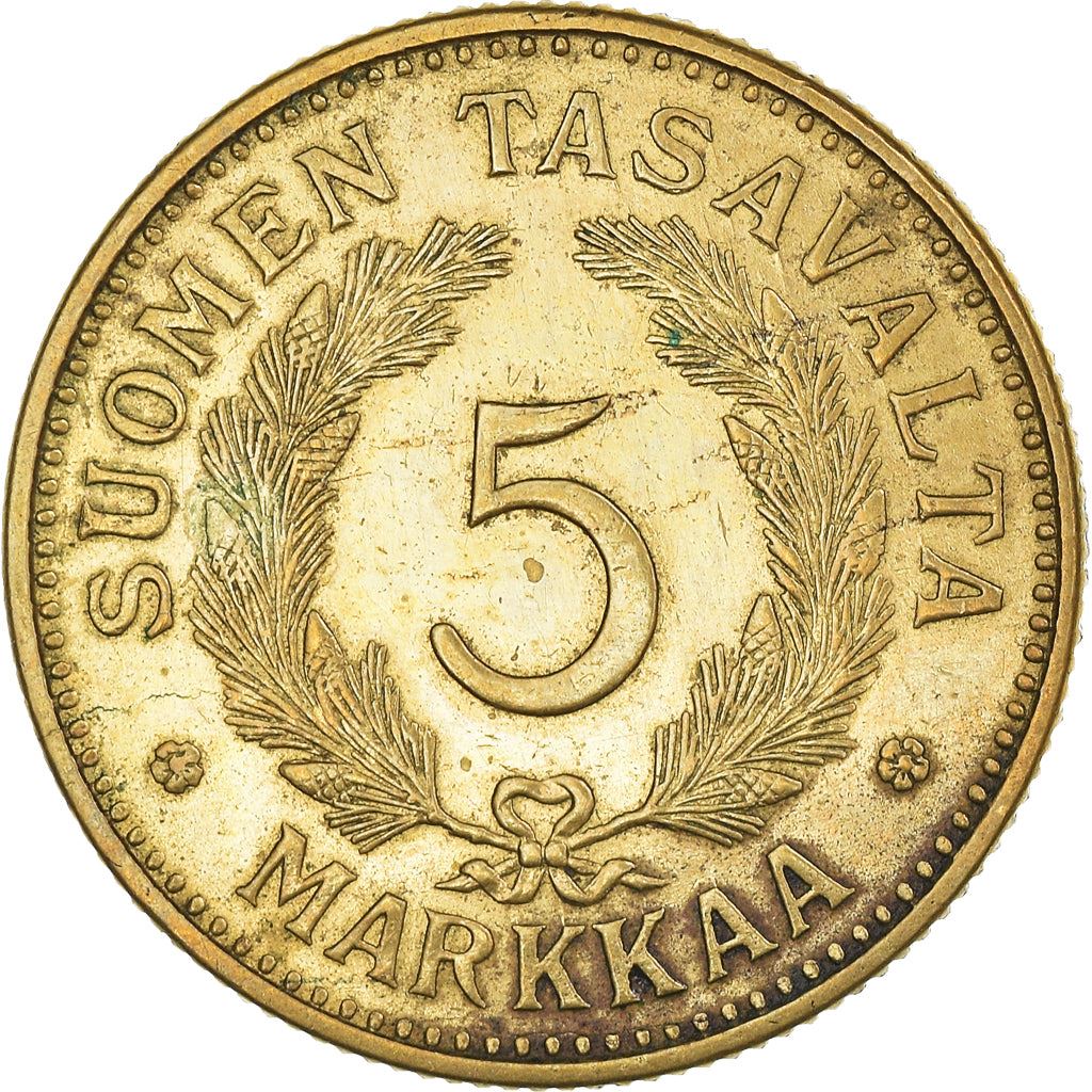 Finland | Finnish 5 Markkaa Coin | KM31 | 1928 - 1946