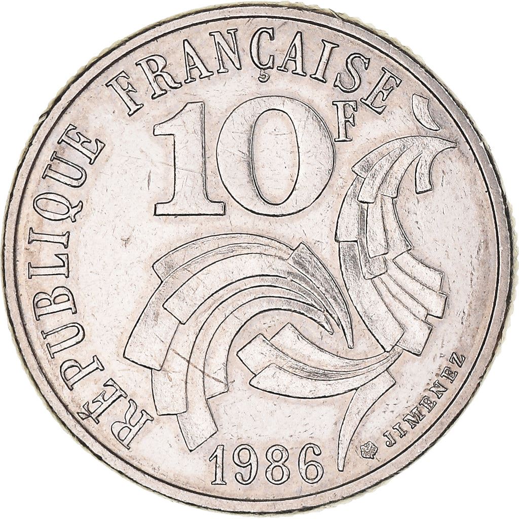 France Fifth Republic | 10 Francs Coin KM959 1986