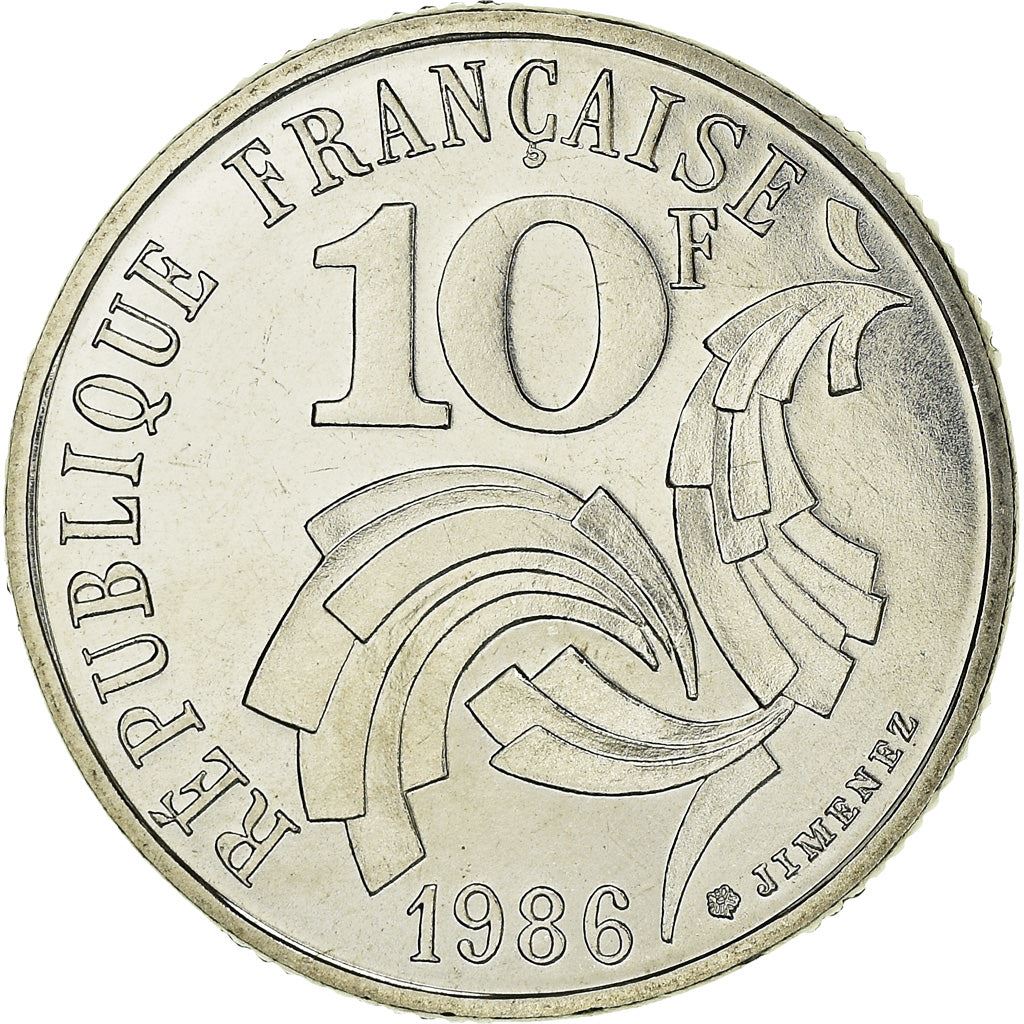 France Fifth Republic | 10 Francs Coin KM959 1986