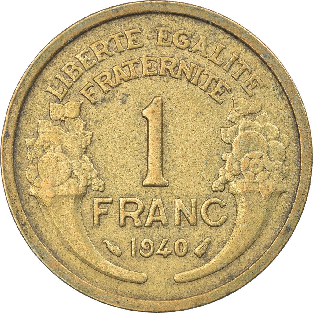 French 1 Franc Coin | KM885 | France | 1931 - 1941