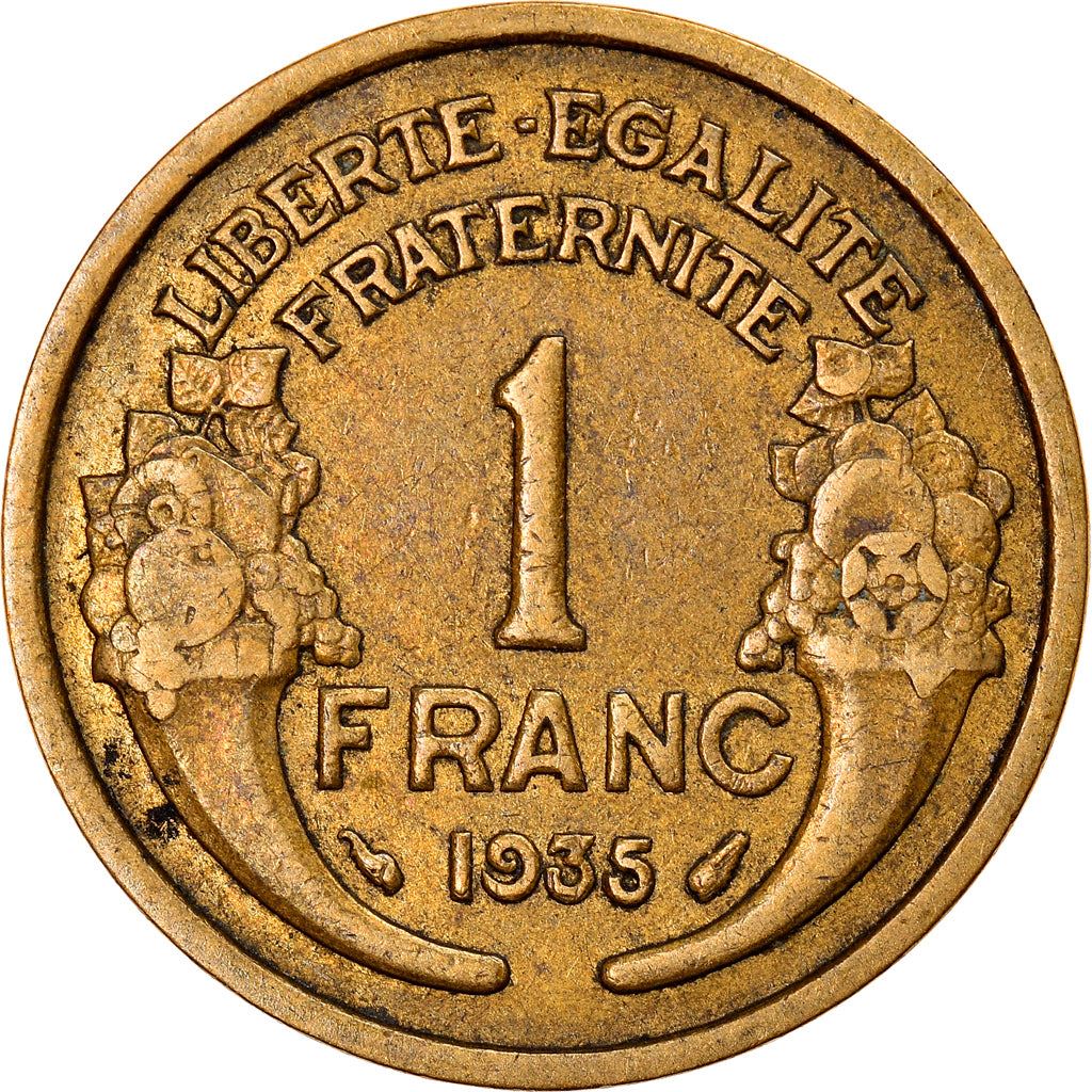 French 1 Franc Coin | KM885 | France | 1931 - 1941