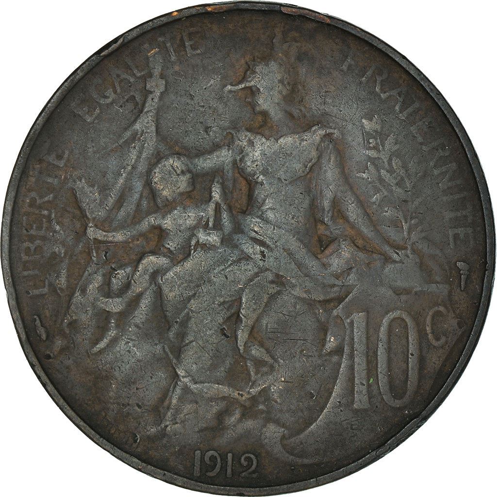 French 10 Centimes Coin | KM843 | France | 1897 - 1921