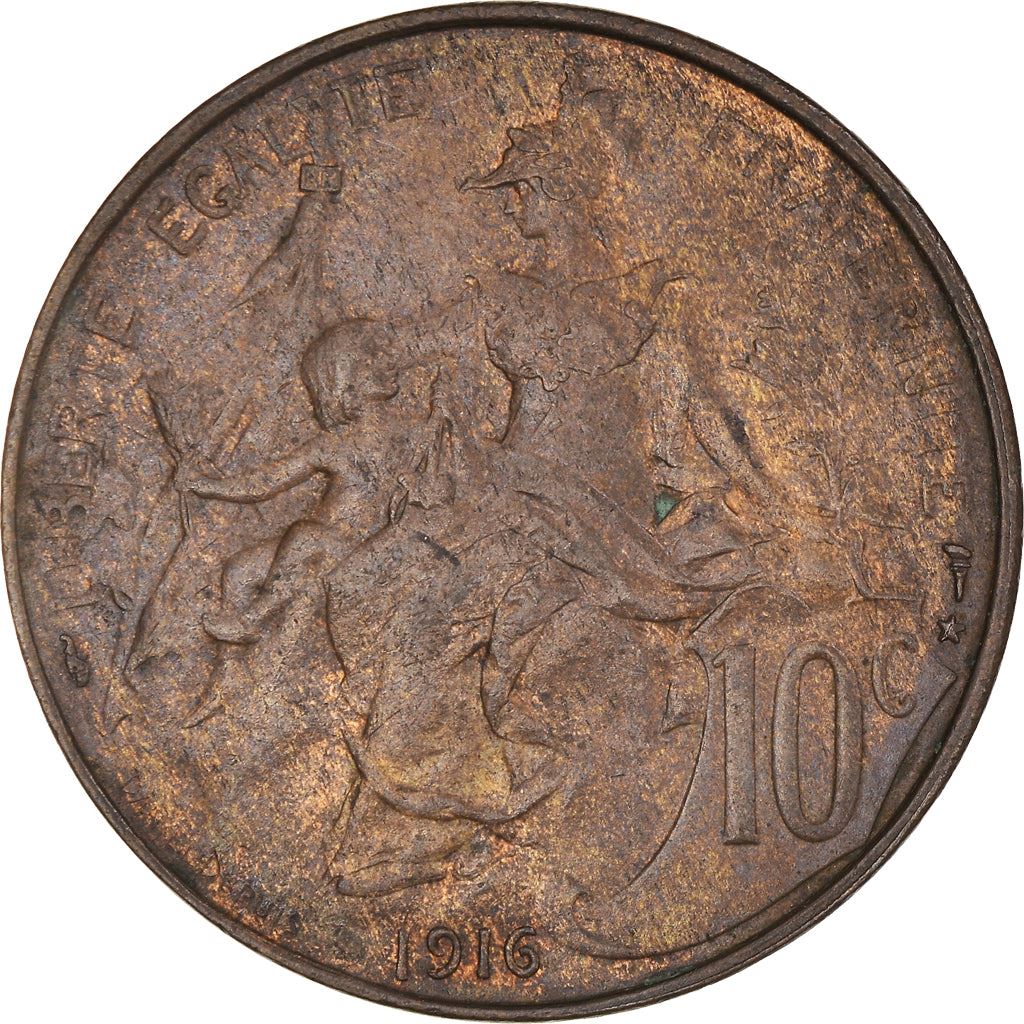 French 10 Centimes Coin | KM843 | France | 1897 - 1921