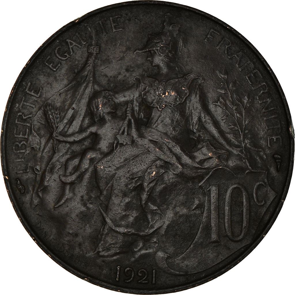 French 10 Centimes Coin | KM843 | France | 1897 - 1921