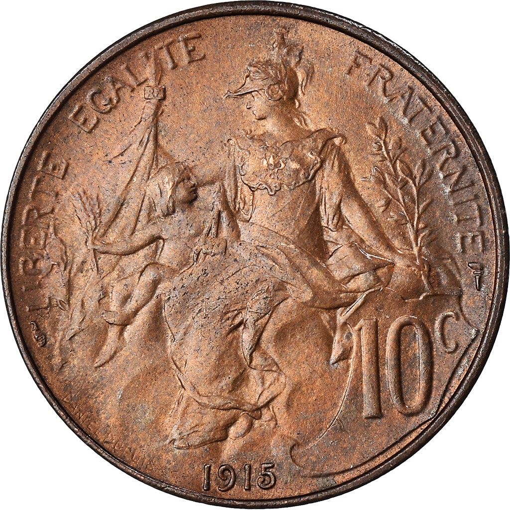 French 10 Centimes Coin | KM843 | France | 1897 - 1921