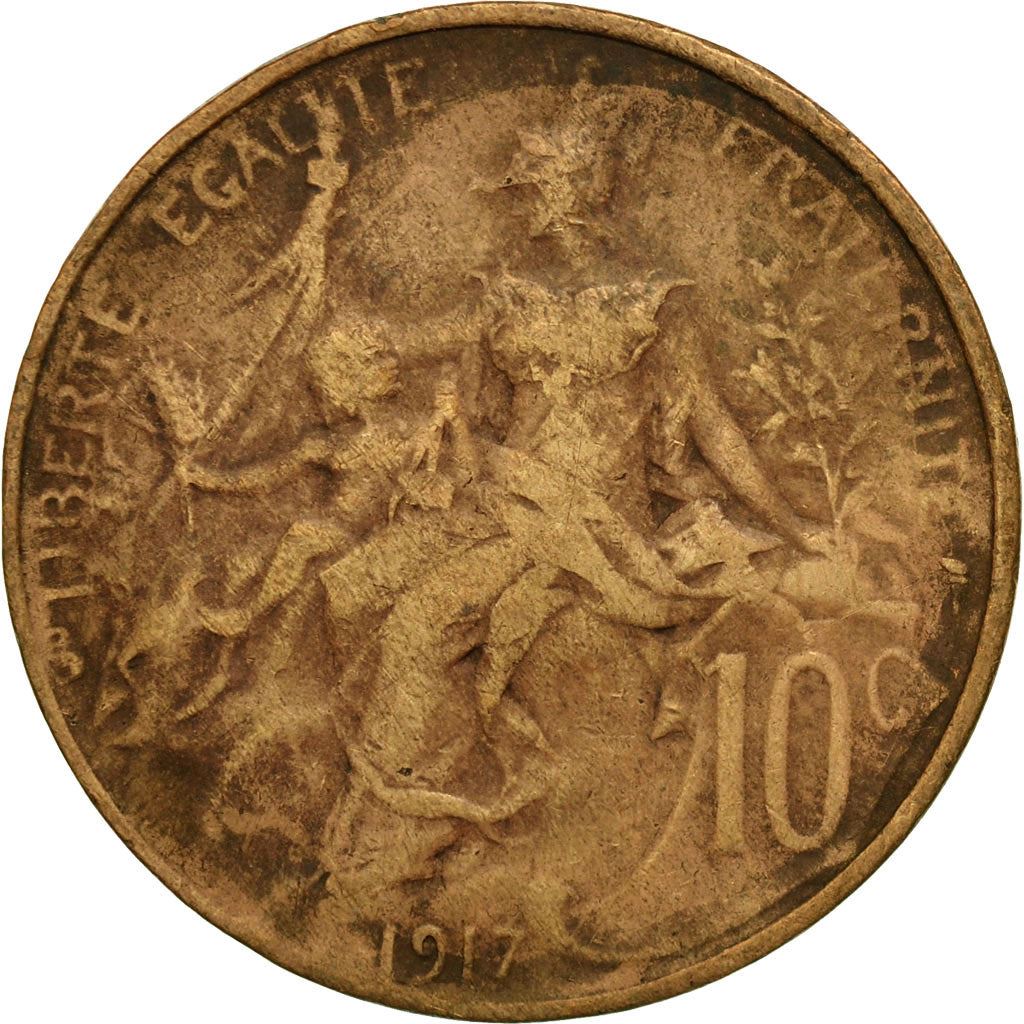 French 10 Centimes Coin | KM843 | France | 1897 - 1921