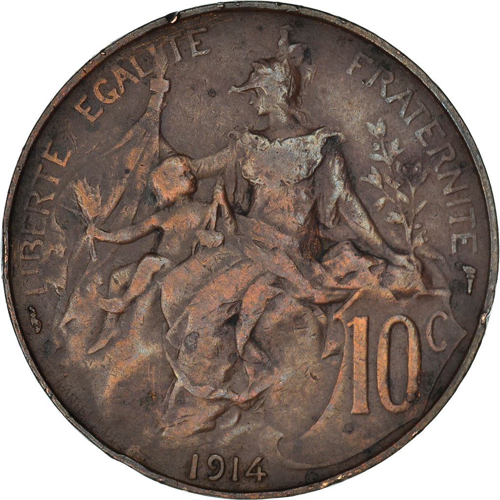 French 10 Centimes Coin | KM843 | France | 1897 - 1921