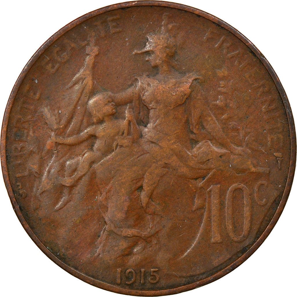 French 10 Centimes Coin | KM843 | France | 1897 - 1921